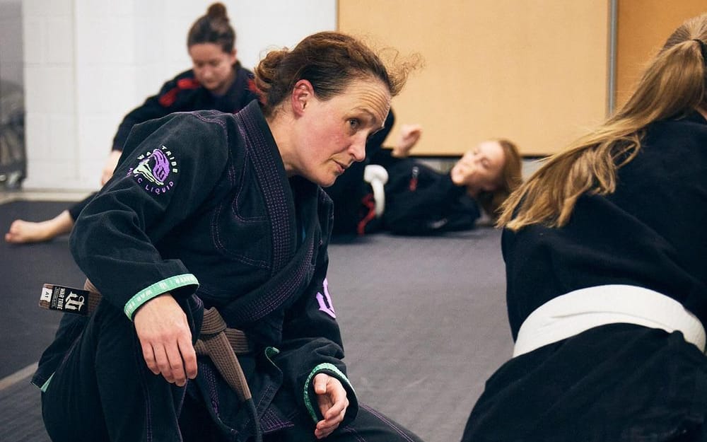 Women's only Brazilian Jiu Jitsu class at Kingston Jiu Jitsu